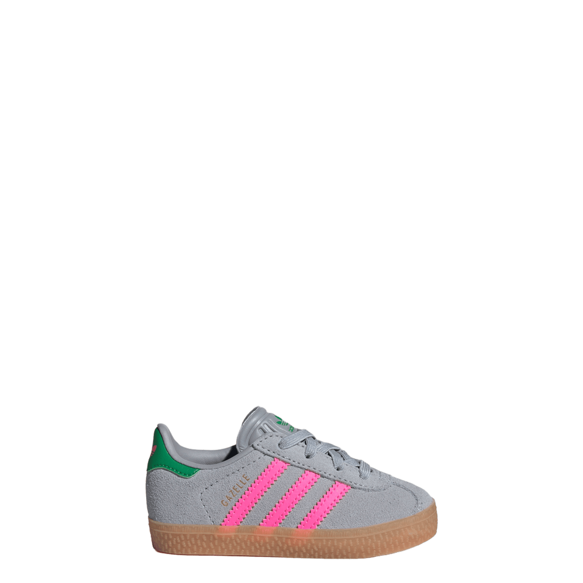 adidas Gazelle Comfort Closure Halo Silver Lucid Pink Green (TD)