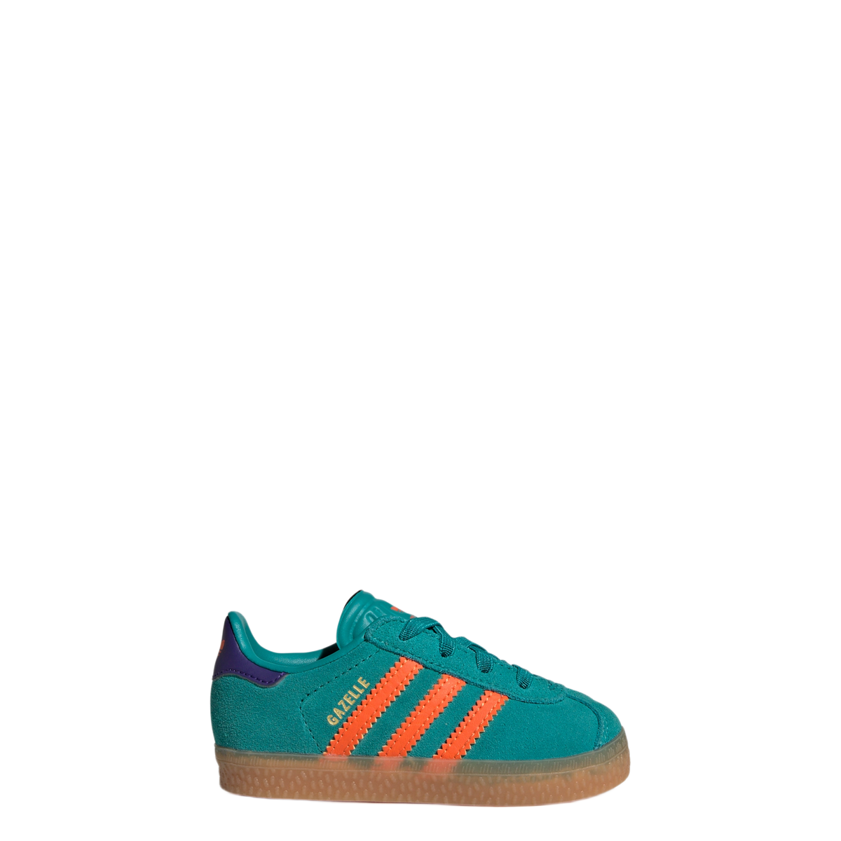 adidas Gazelle Comfort Closure Pure Teal Impact Orange Collegiate Purple (TD)