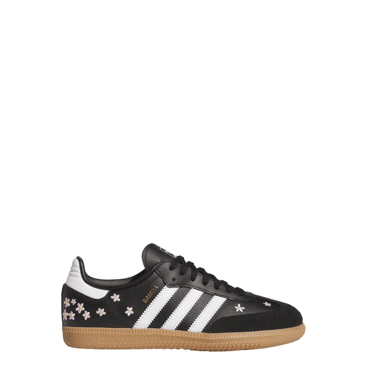 adidas Samba OG Black White Gum Floral Embroidery (GS)