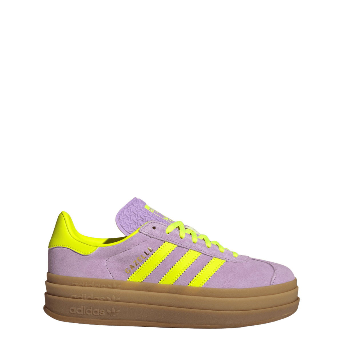 adidas Gazelle Bold Powder Plum Solar Yellow (Women's)