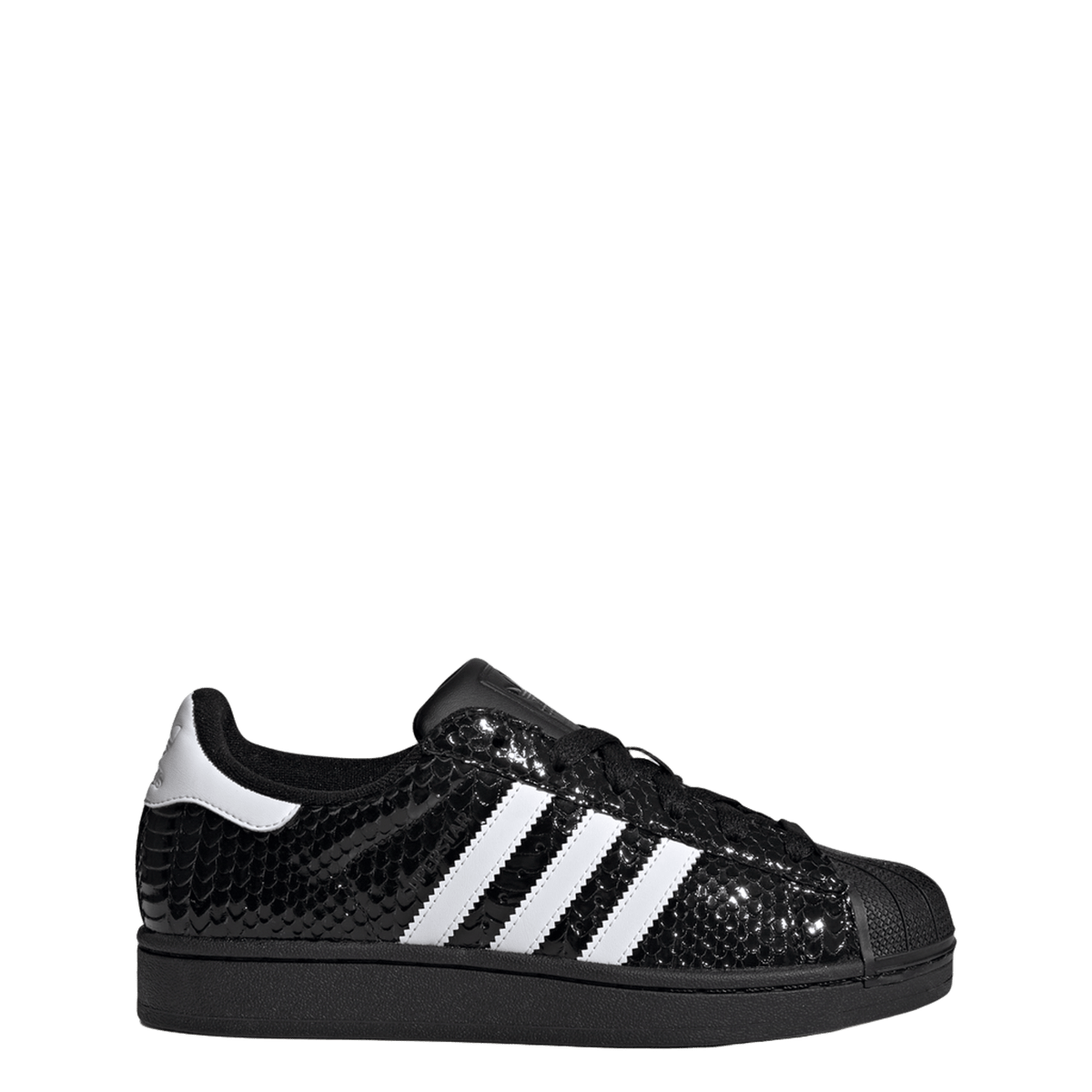 adidas Superstar II Patent Snakeskin Black White (Women's)