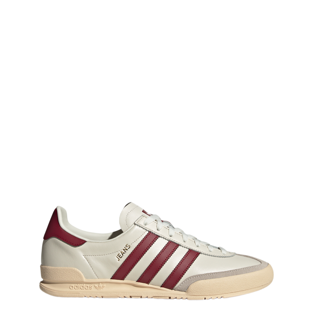 adidas Jeans Chalk White Collegiate Burgundy