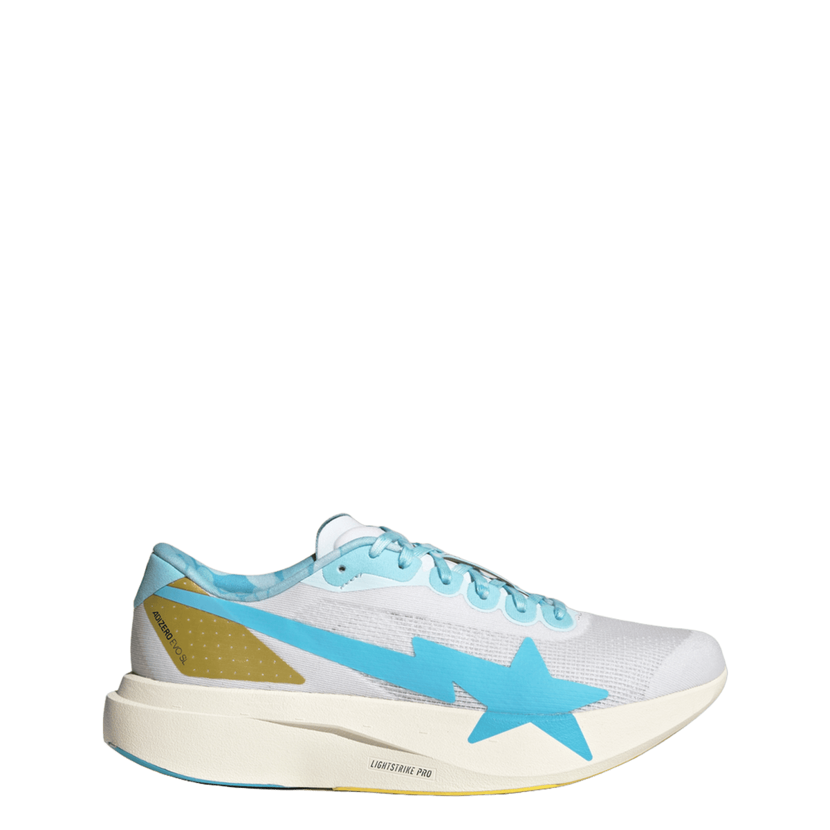 adidas Adizero Evo SL Bape Blue Pink Gold