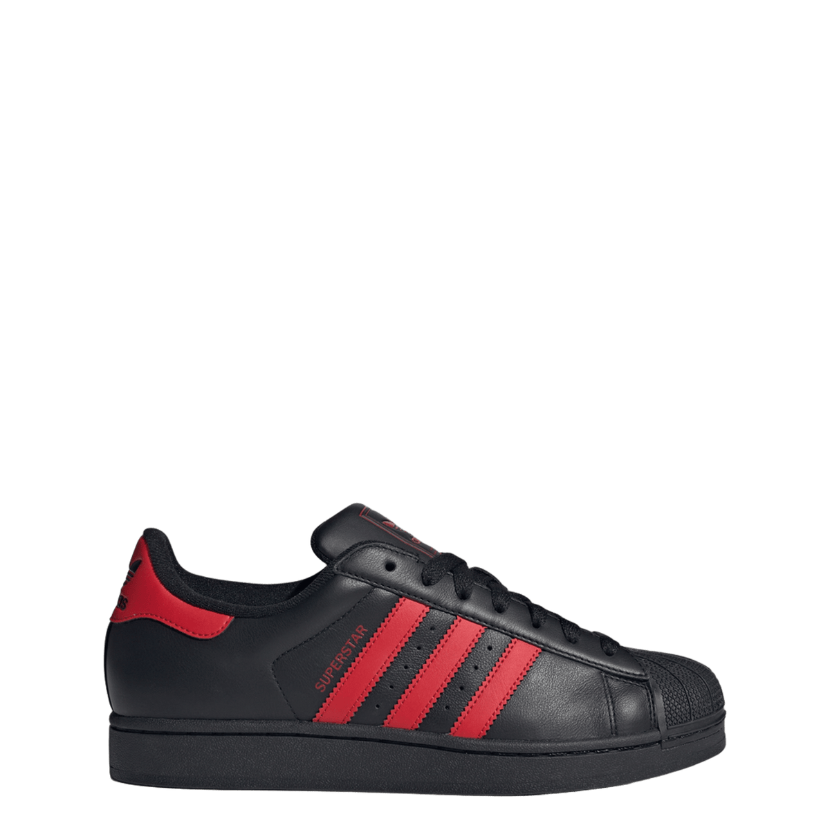 adidas Superstar II Black Scarlet