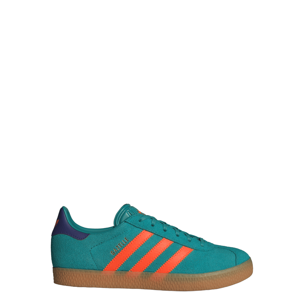 adidas Gazelle Pure Teal Impact Orange Collegiate Purple (GS)