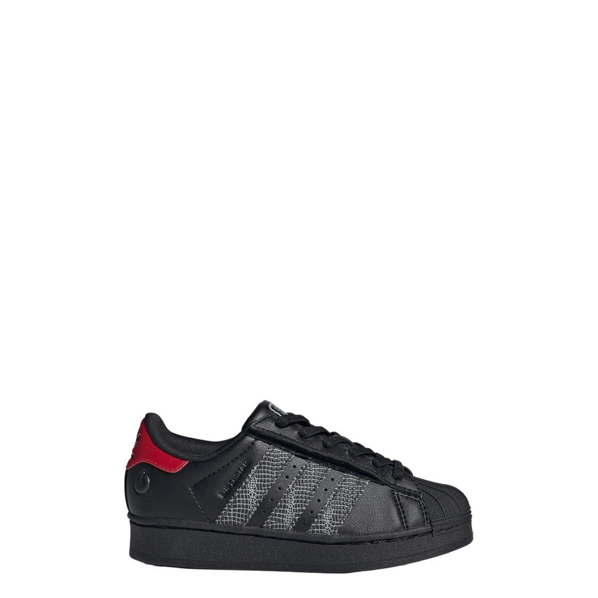 adidas Superstar LED Lights Comfort Closure Core Black Red (PS)