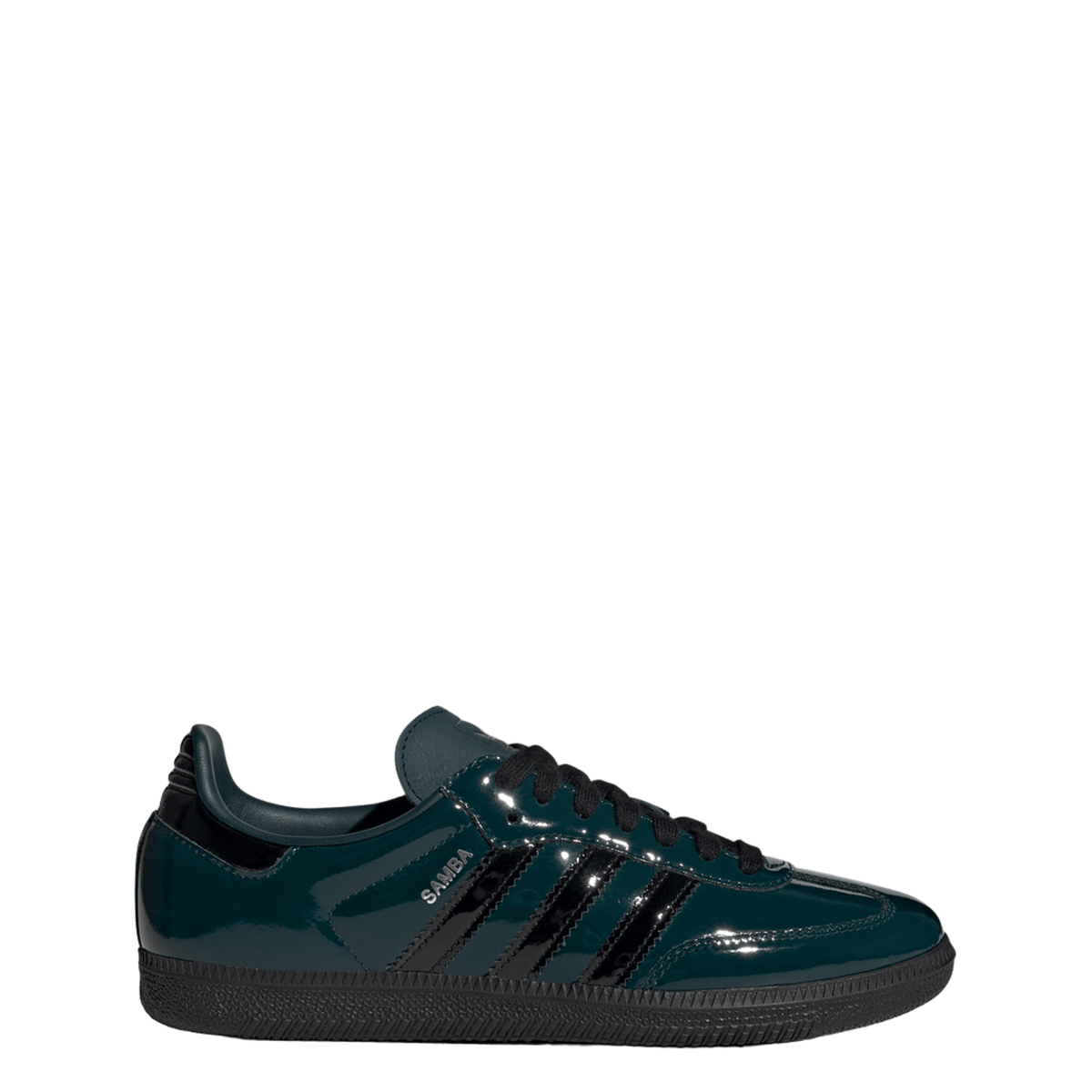 adidas Samba OG Aurora Ivy Black Patent (Women's)