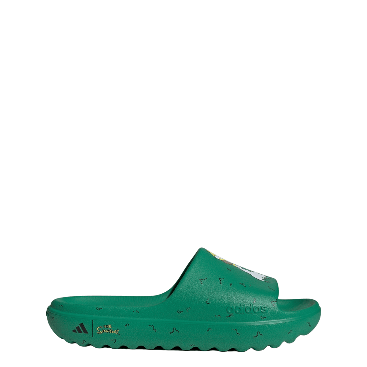 adidas Adilette Lumia Slides The Simpsons Court Green