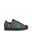 adidas Superstar Black Green Leopard (Women's)