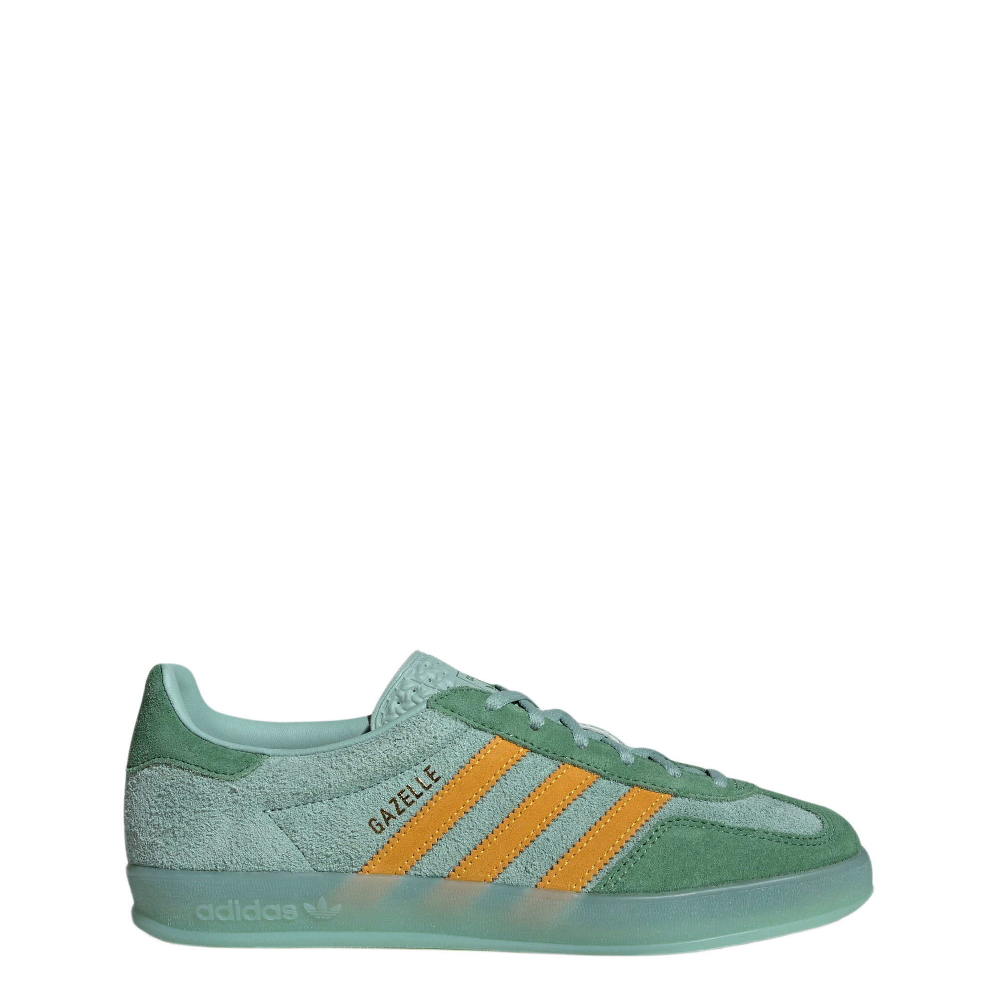 adidas Gazelle Indoor Hazy Green Crew Yellow (Women's)