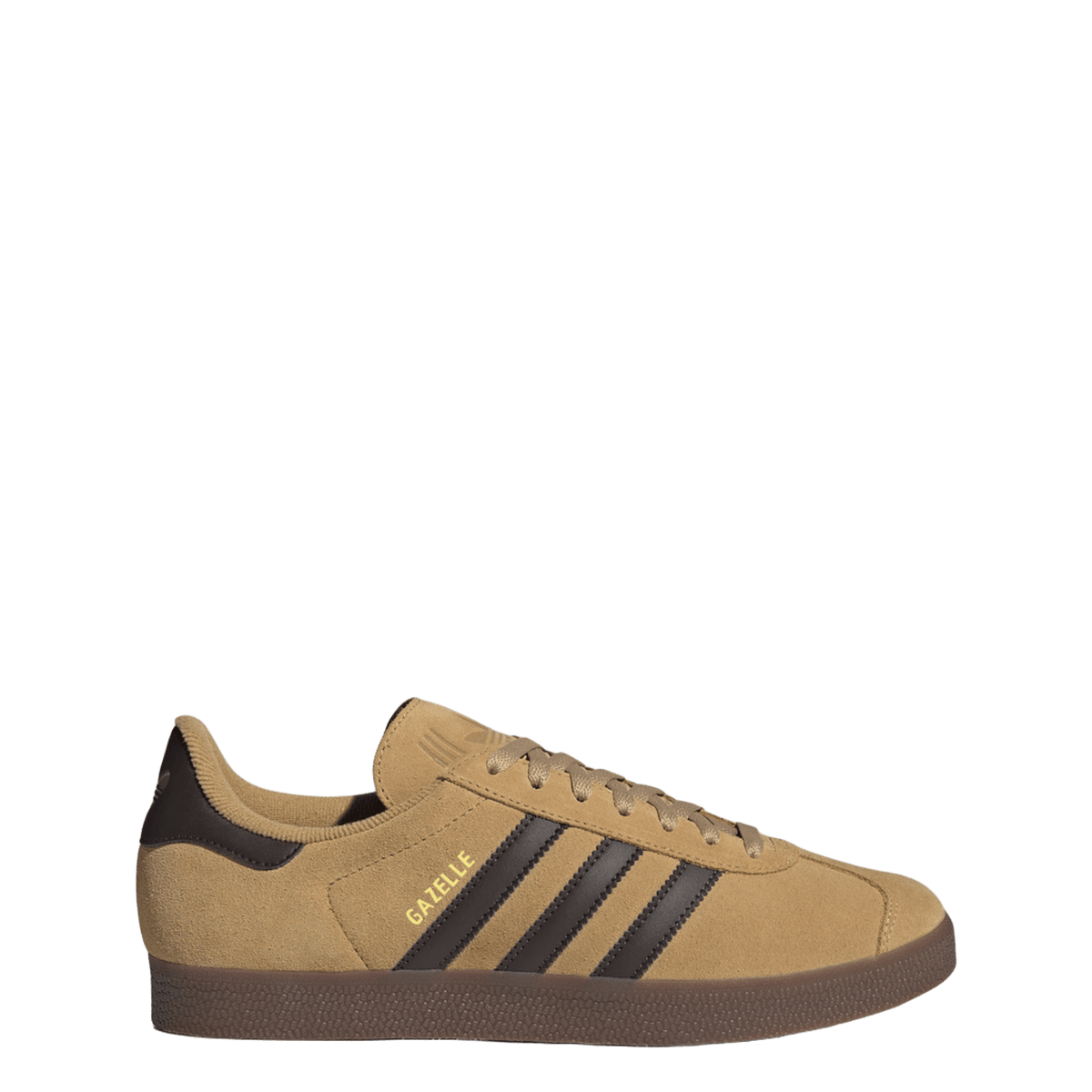 adidas Gazelle Golden Beige Dark Brown Gold Metallic