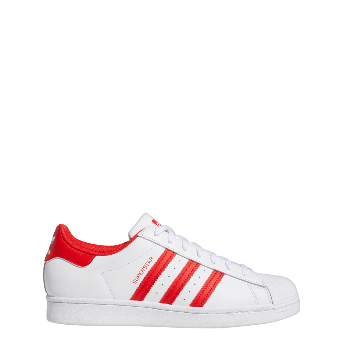 adidas Superstar Cloud White Vivid Red