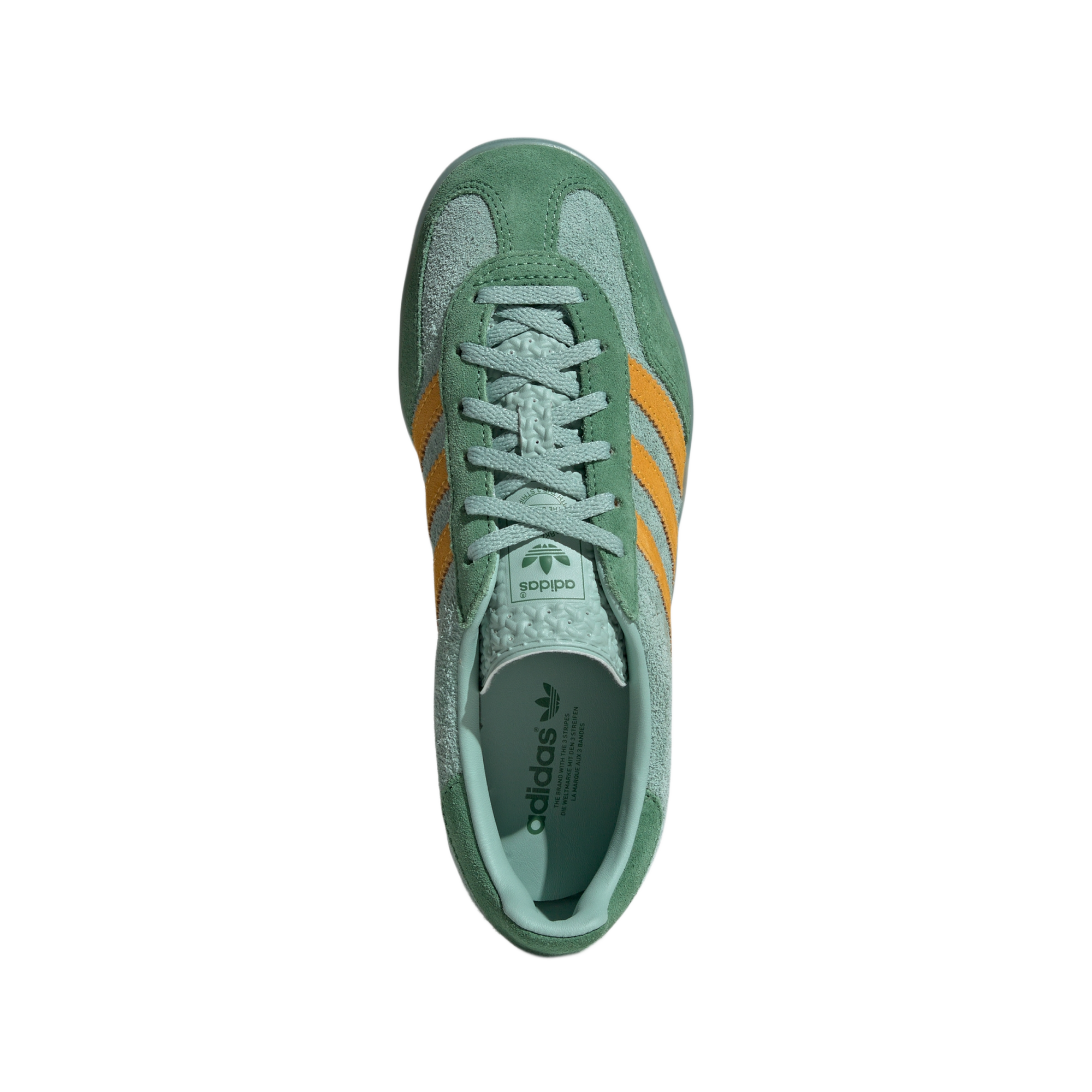 adidas Gazelle Indoor Hazy Green Crew Yellow (Women's)