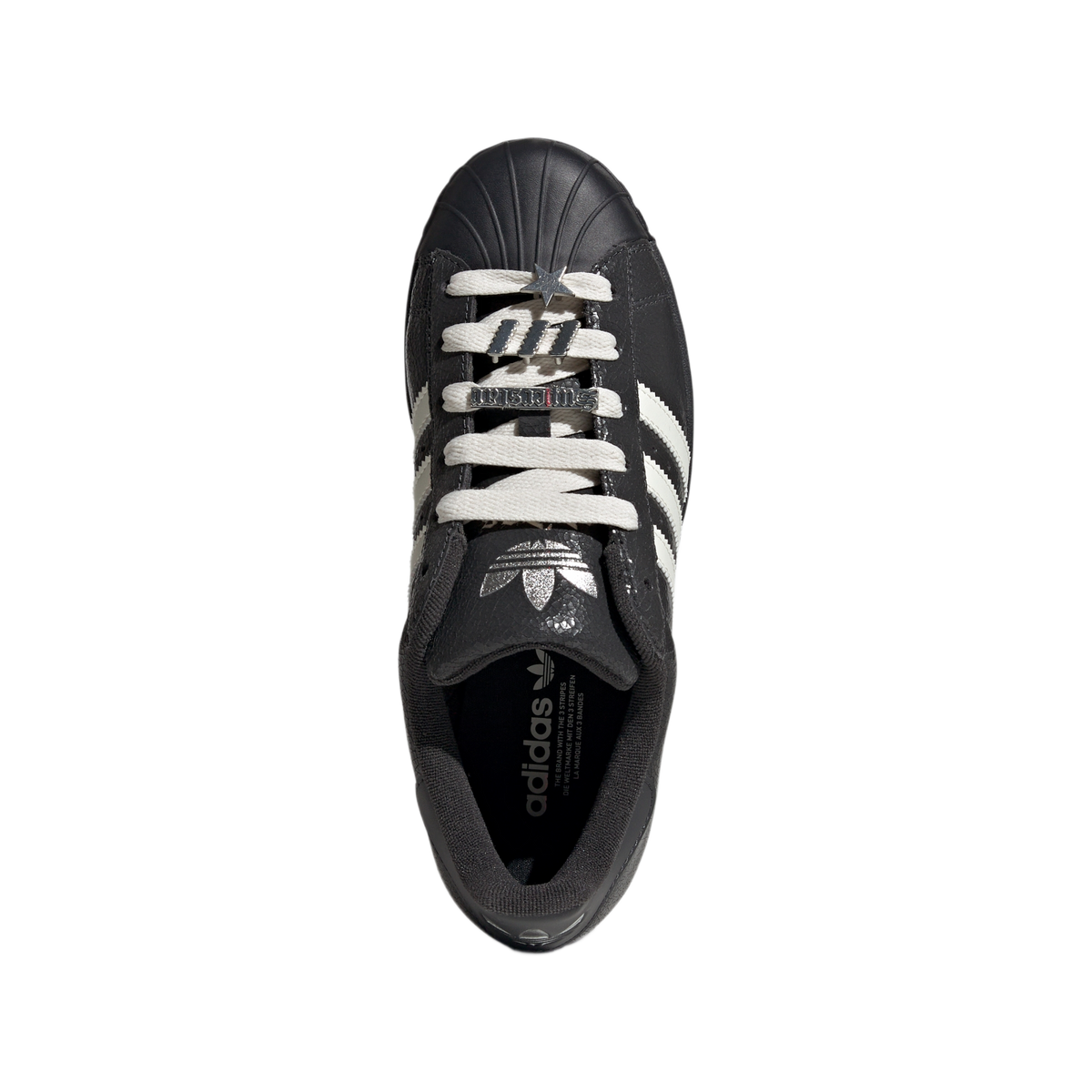 adidas Superstar II Carbon Off White Silver Metallic (Women's)