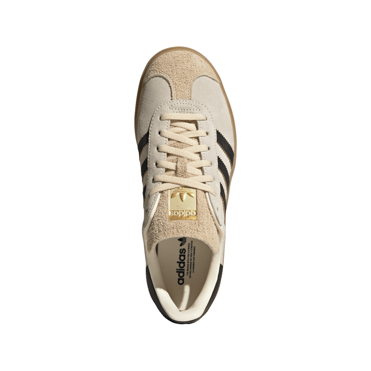 adidas Gazelle Cream White Core Black Sand Strata (Women's)