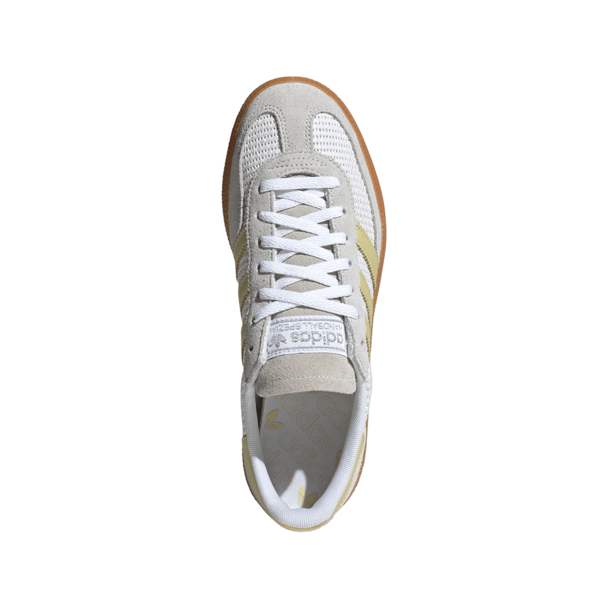 adidas Handball Spezial White Powder Yellow (Women's)