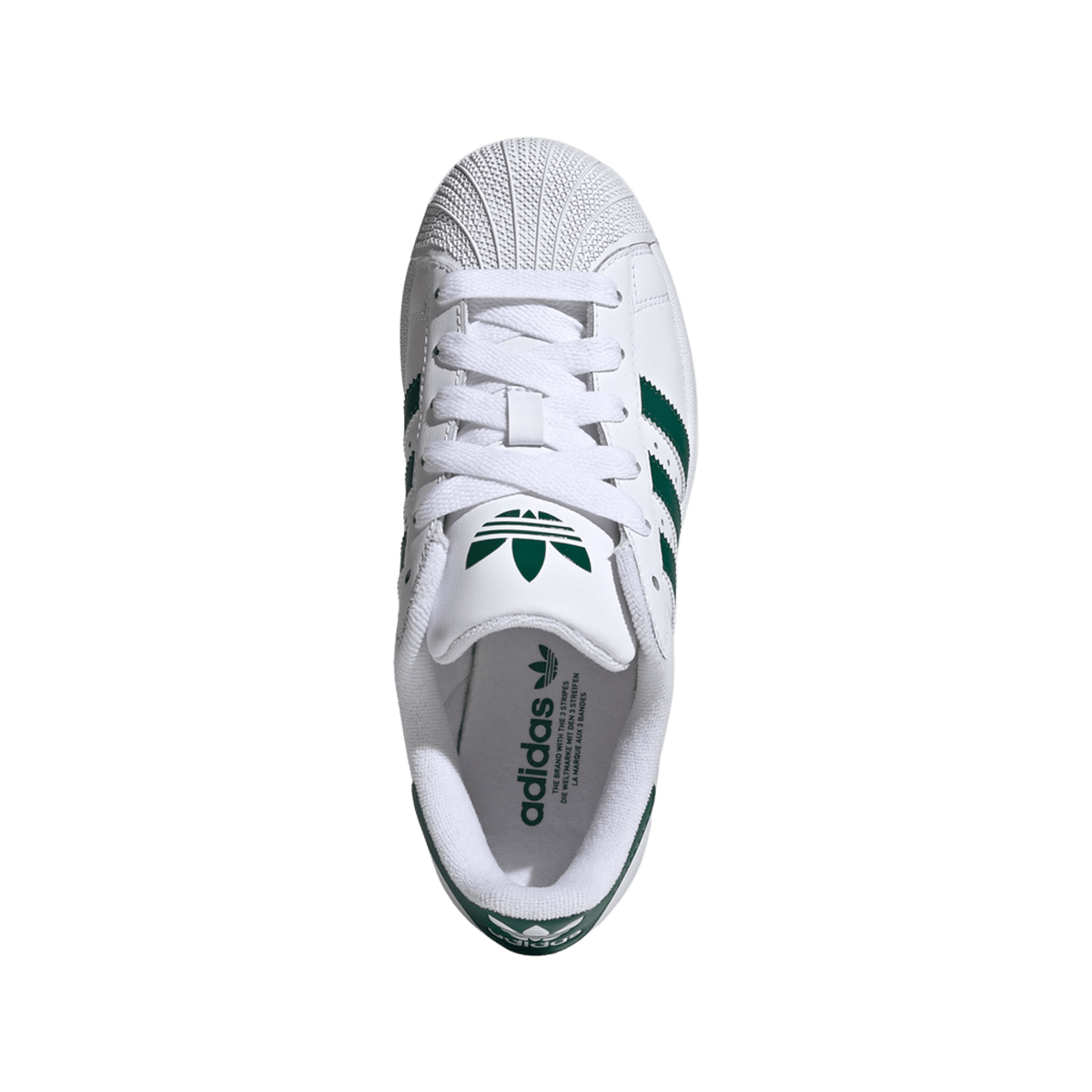 adidas Superstar II White Collegiate Green (GS)