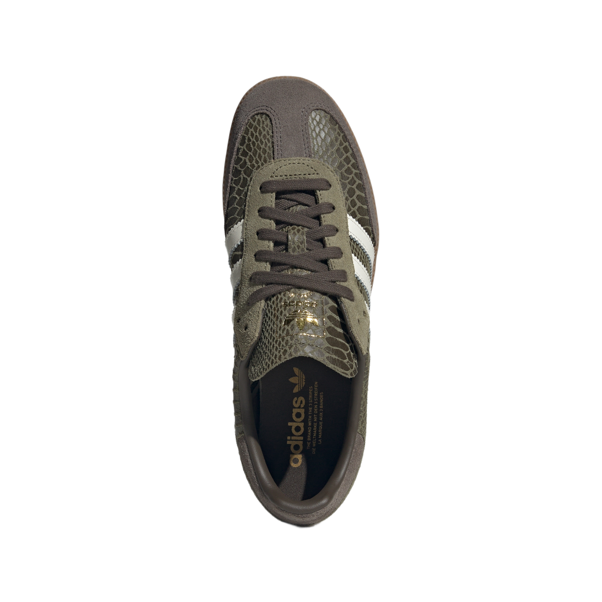 adidas Samba OG Focus Olive Snakeskin Off White