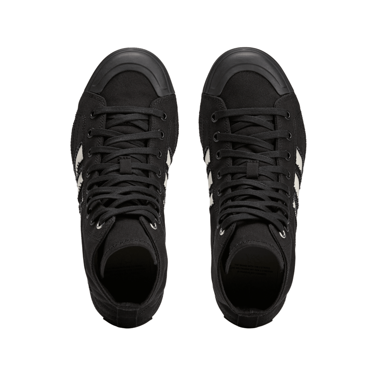 adidas Y-3 Nizza Hi Black Off White Cut Out