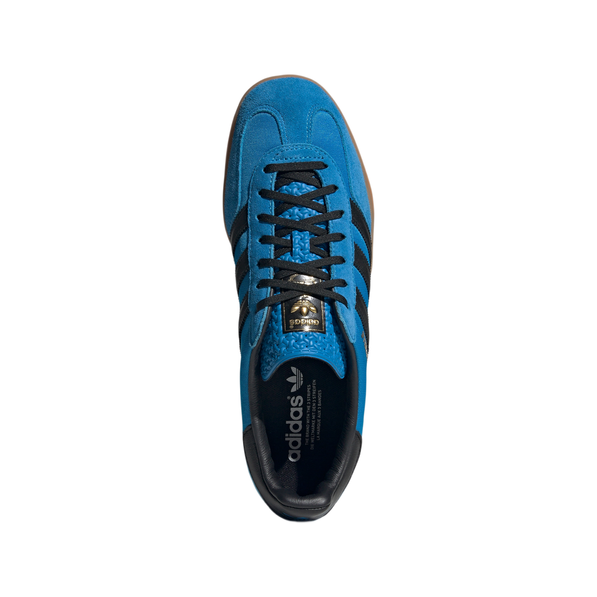 adidas Gazelle Indoor Bright Blue Black Gum