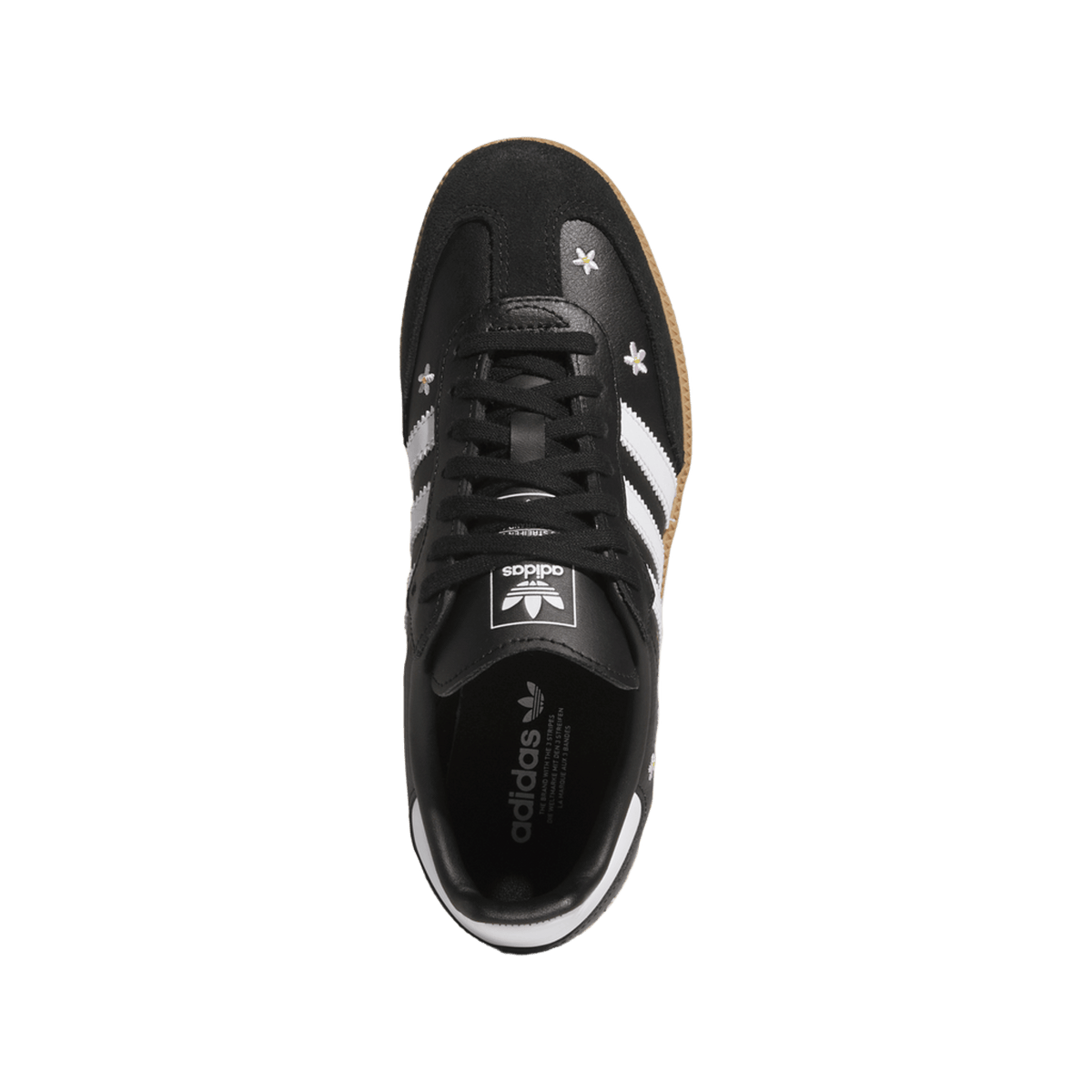 adidas Samba OG Black White Gum Floral Embroidery (GS)