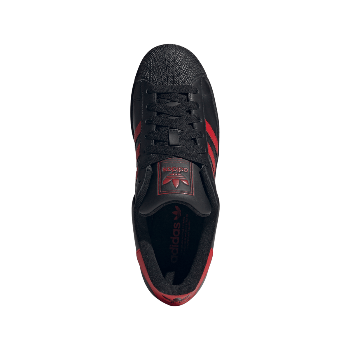 adidas Superstar II Black Scarlet