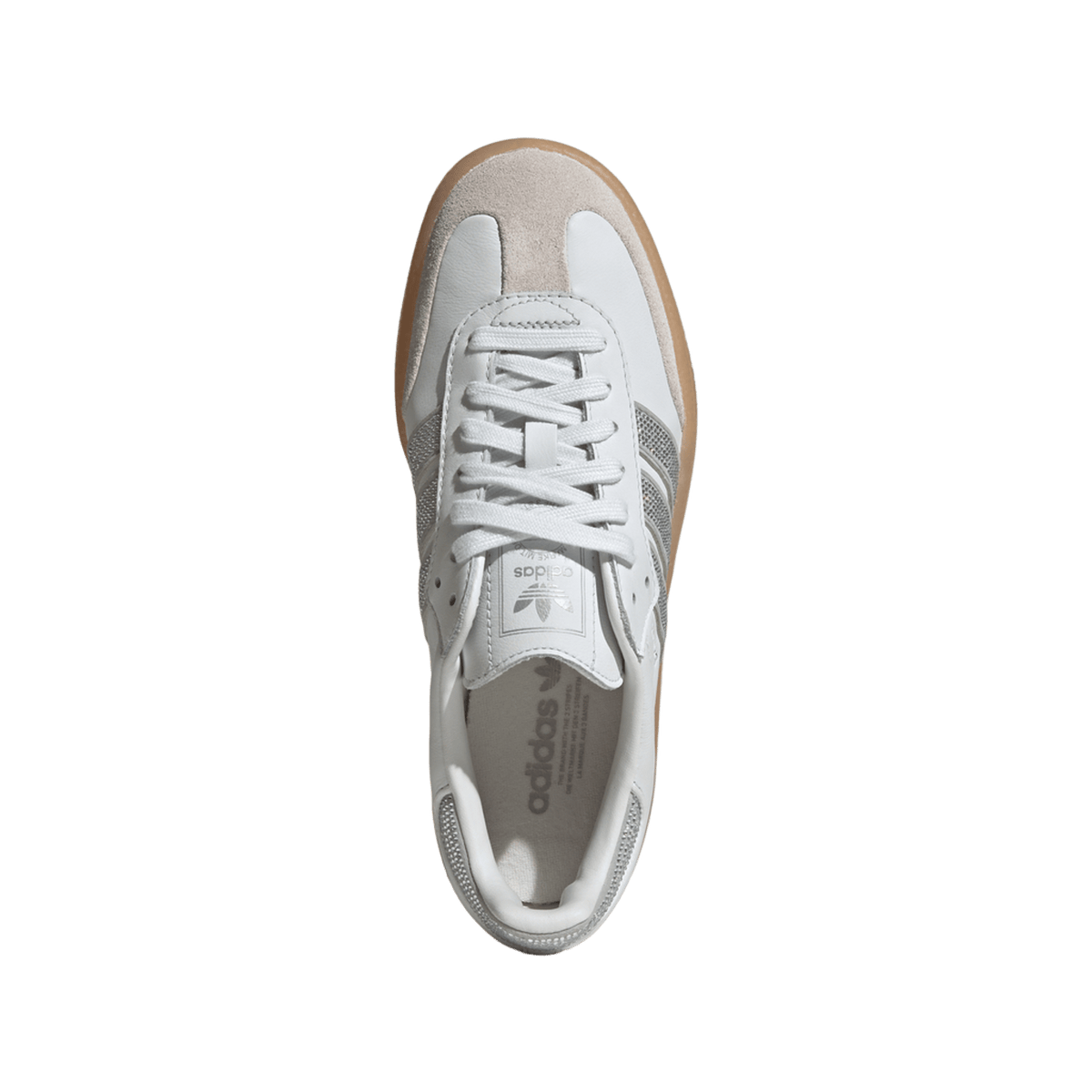 adidas Sambae Rhinestone Crystal White Silver (Women's)