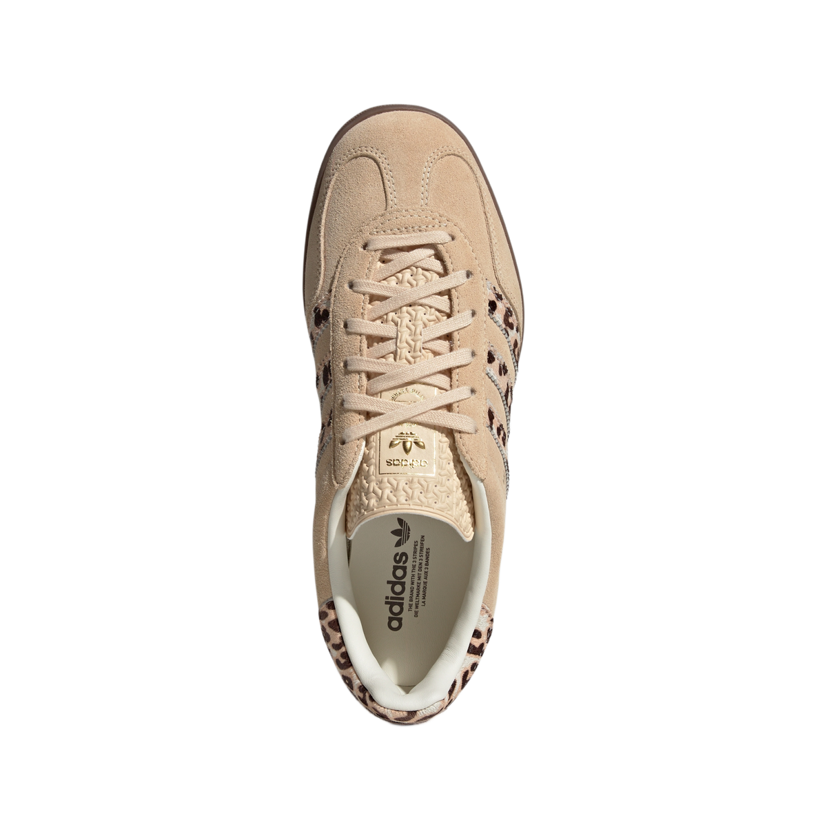 adidas Gazelle Indoor Leopard Crystal Sand (Women's)
