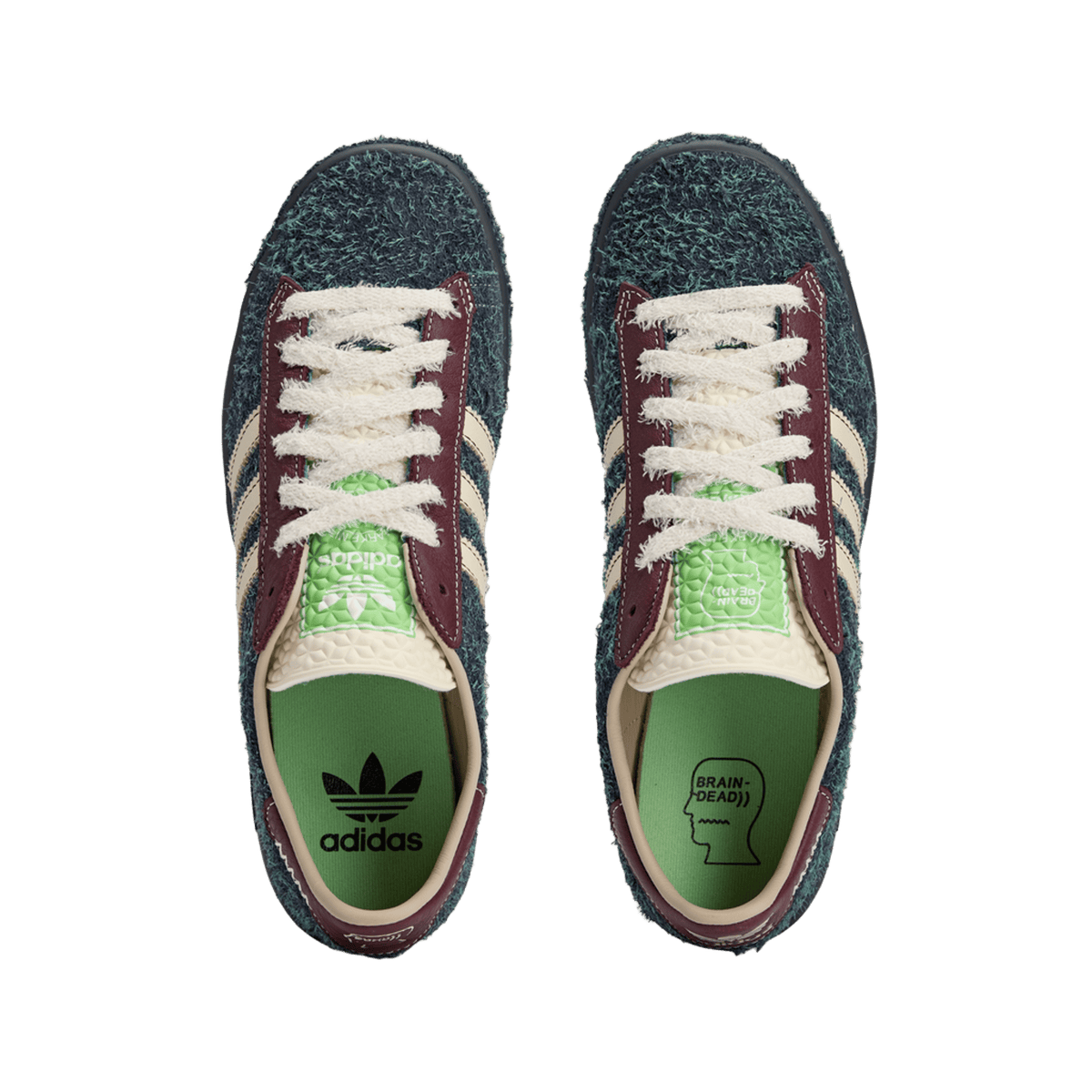 adidas Forest Hills Brain Dead Green Violet Tone