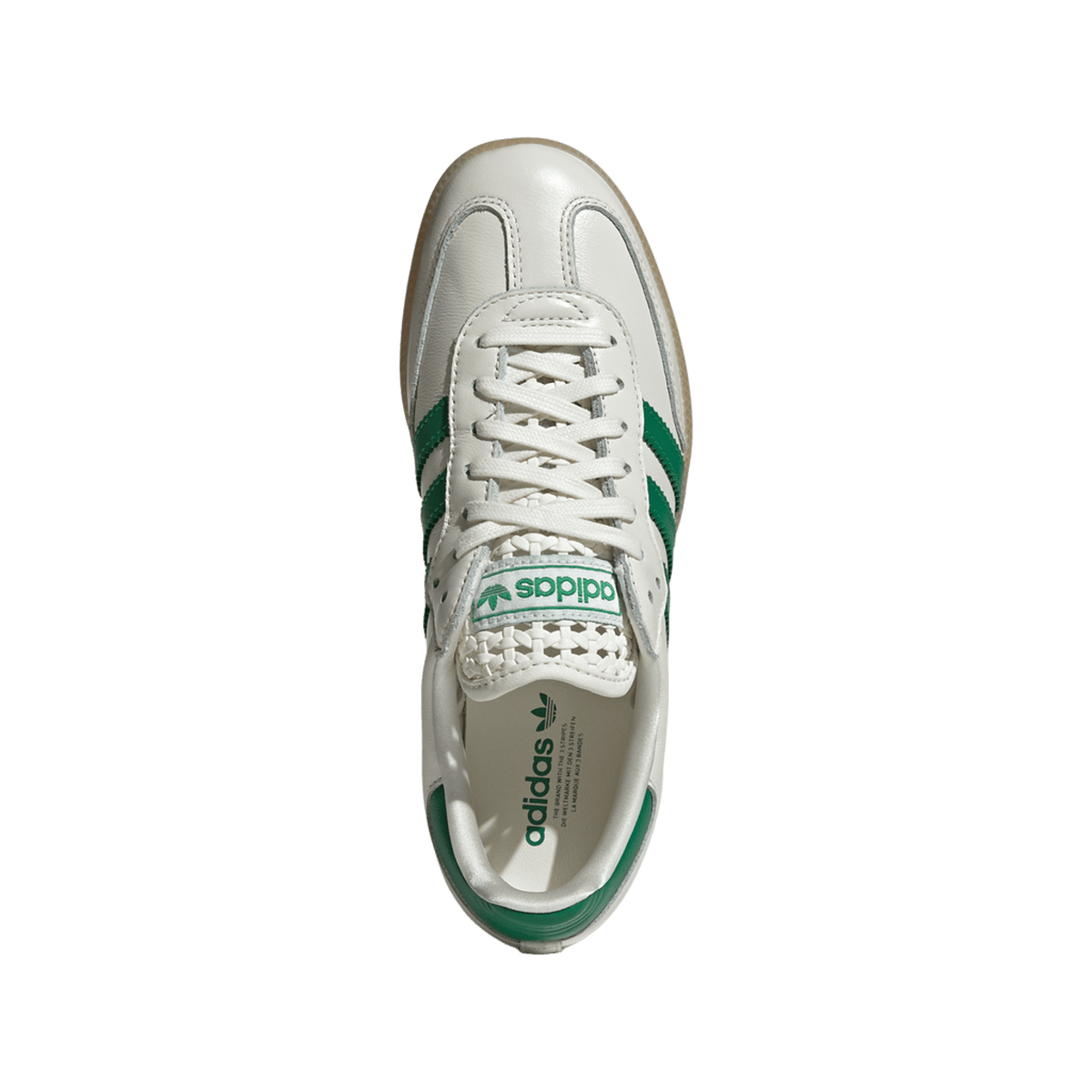 adidas Samba OG Basketweave Tongue Off White Green (Women's)