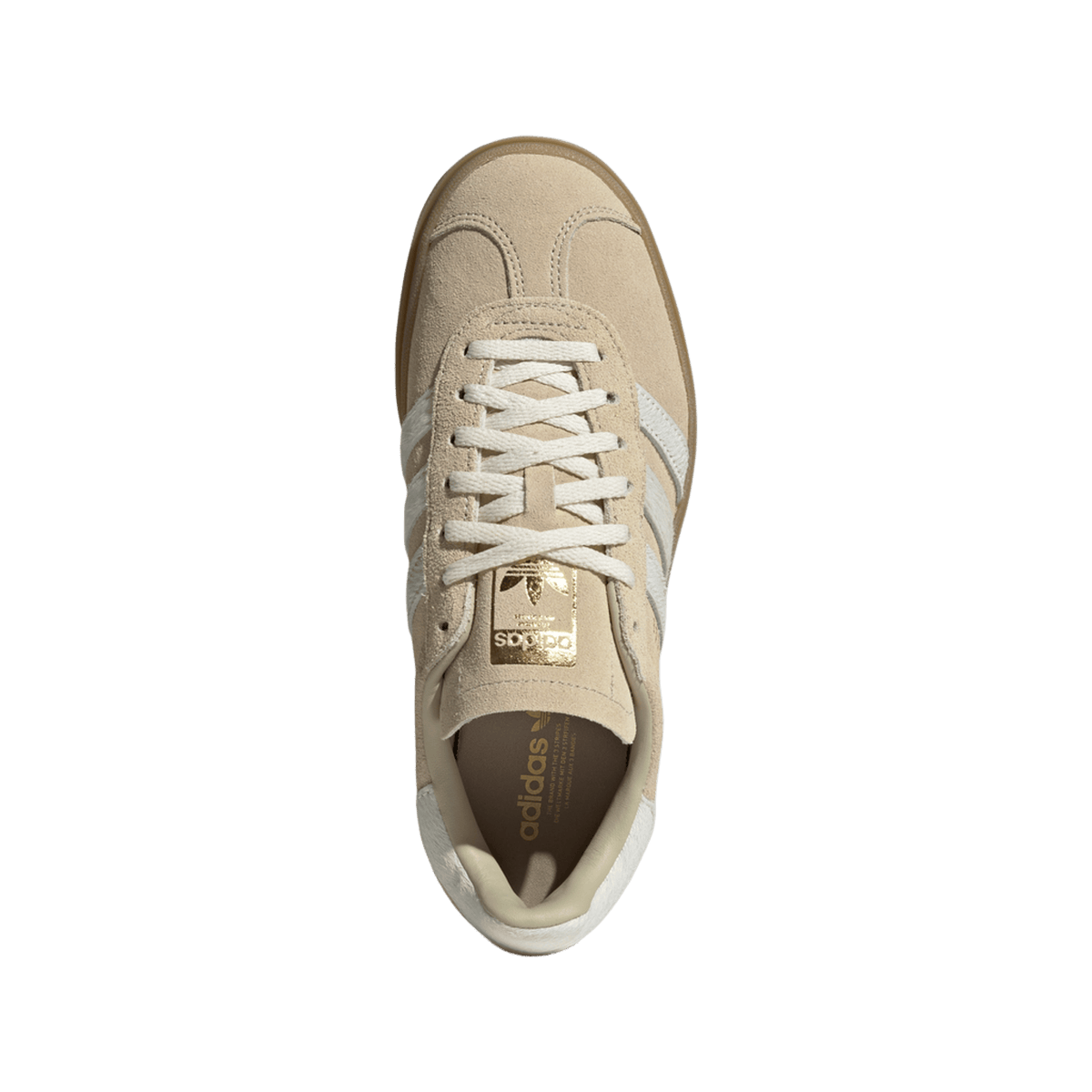 adidas Gazelle Bold Stone Khaki Cream White (Women's)