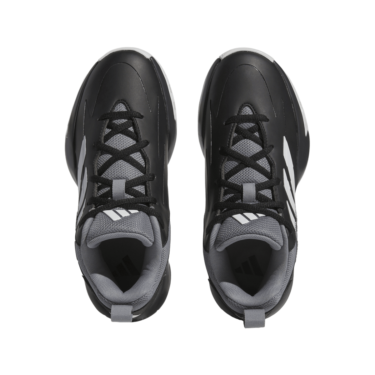 adidas Cross 'Em Up Select Core Black Cloud White Grey Three (GS)