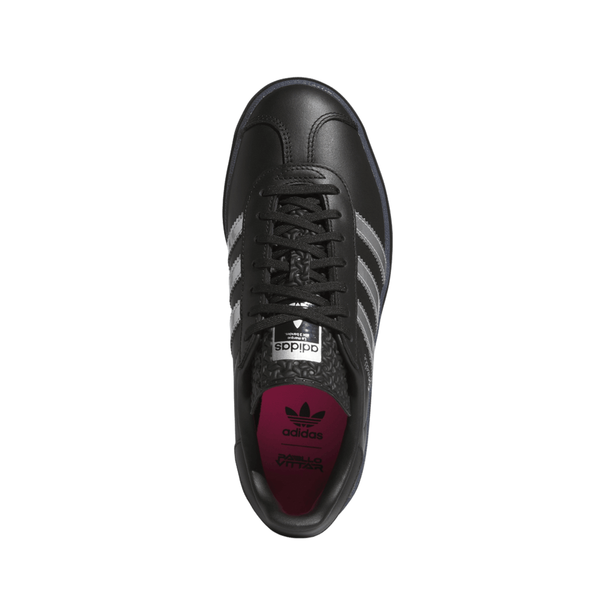 adidas Gazelle Bold Pride Pabllo Vittar Core Black Silver Metallic Lucid Pink (Women's) | IH8063