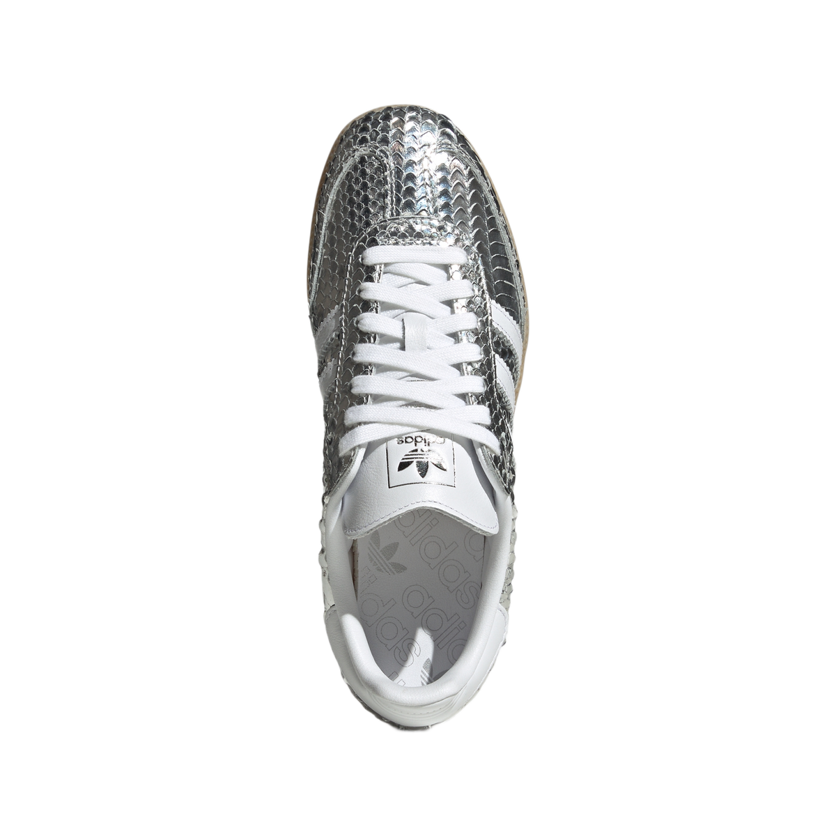 adidas Samba OG Patent Snakeskin Silver Metallic (Women's)