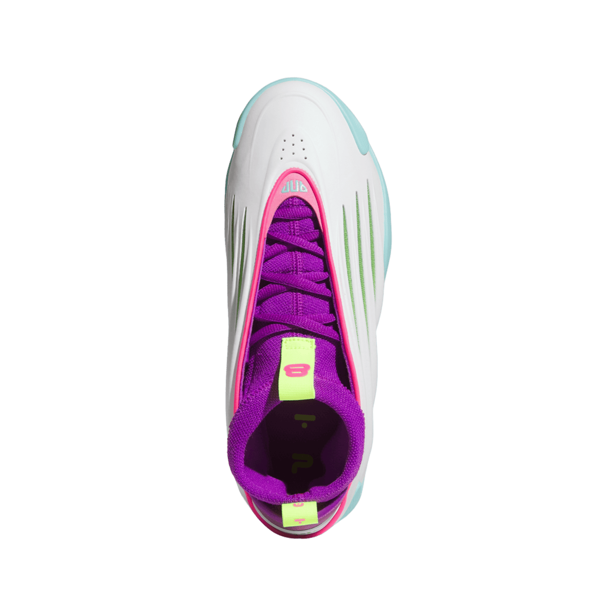 adidas Harden Vol. 9 Jalen Williams White Lucid Lime Pink