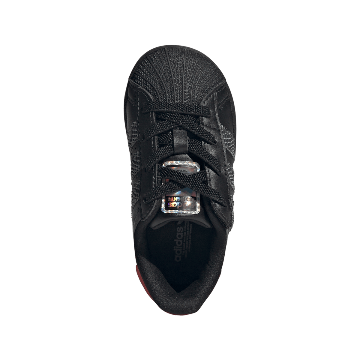 adidas Superstar LED Lights Comfort Closure Core Black Red (TD)