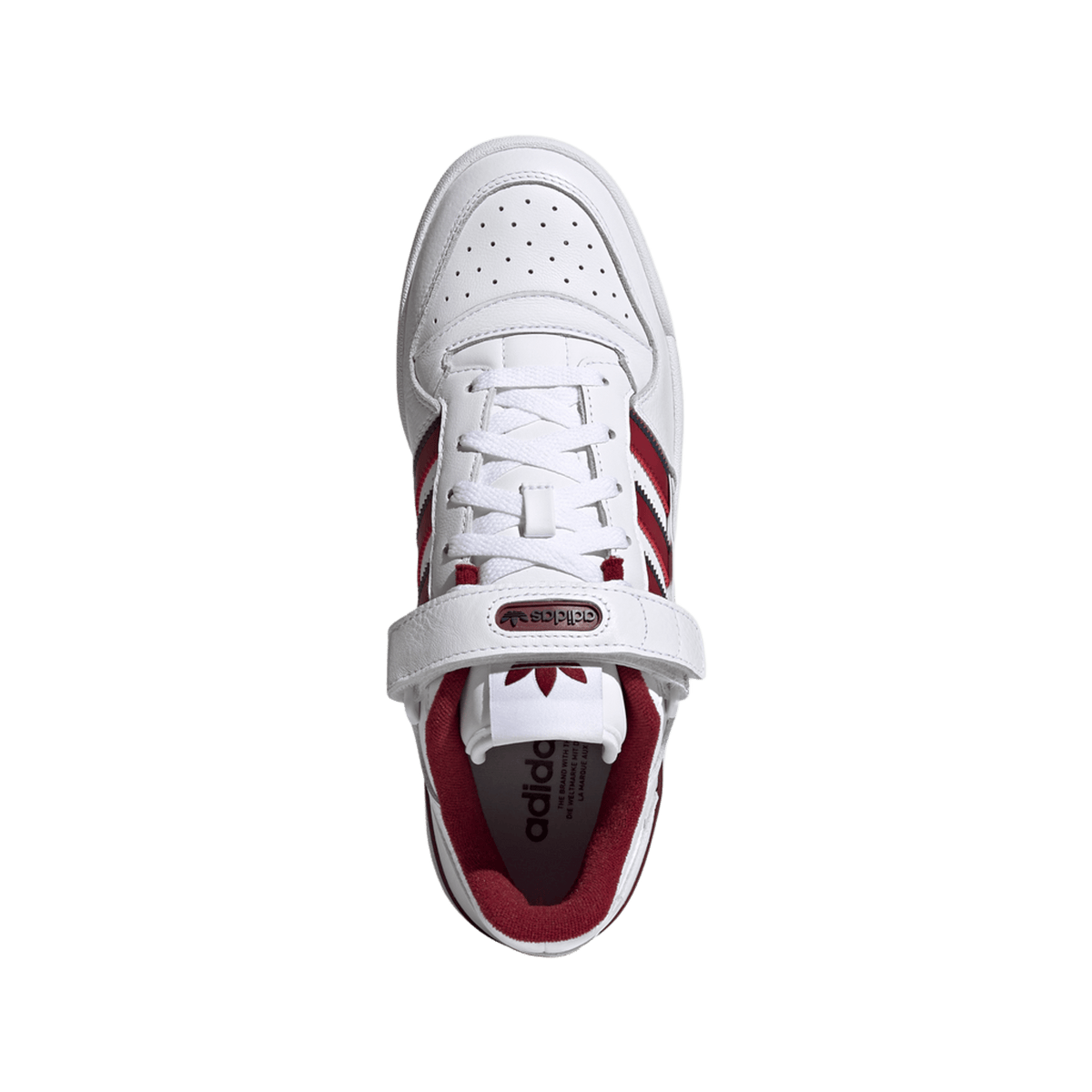 adidas Forum Low Cloud White Collegiate Burgundy Collegiate Navy