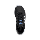 adidas SL 72 RS Elastic Laces Core Black Cloud White Blue (PS)