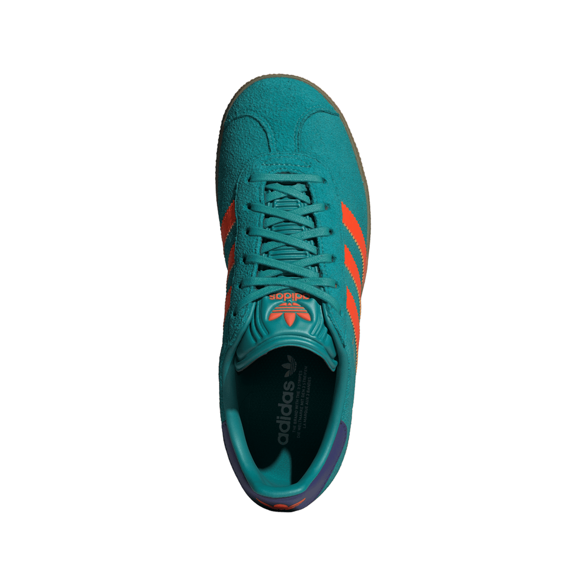 adidas Gazelle Pure Teal Impact Orange Collegiate Purple (GS)