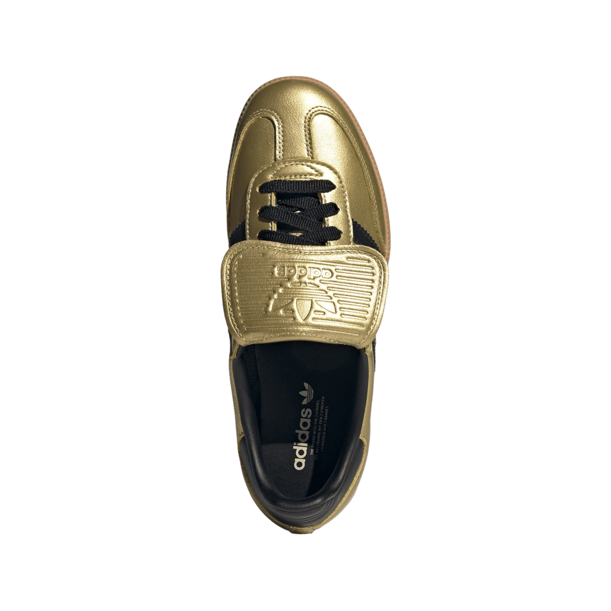 adidas Samba LT Gold Metallic Black Gum (Women's)
