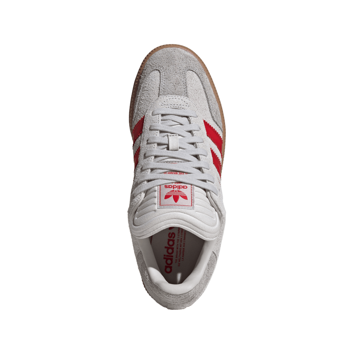 adidas Samba XLG Grey One Better Scarlet Gum