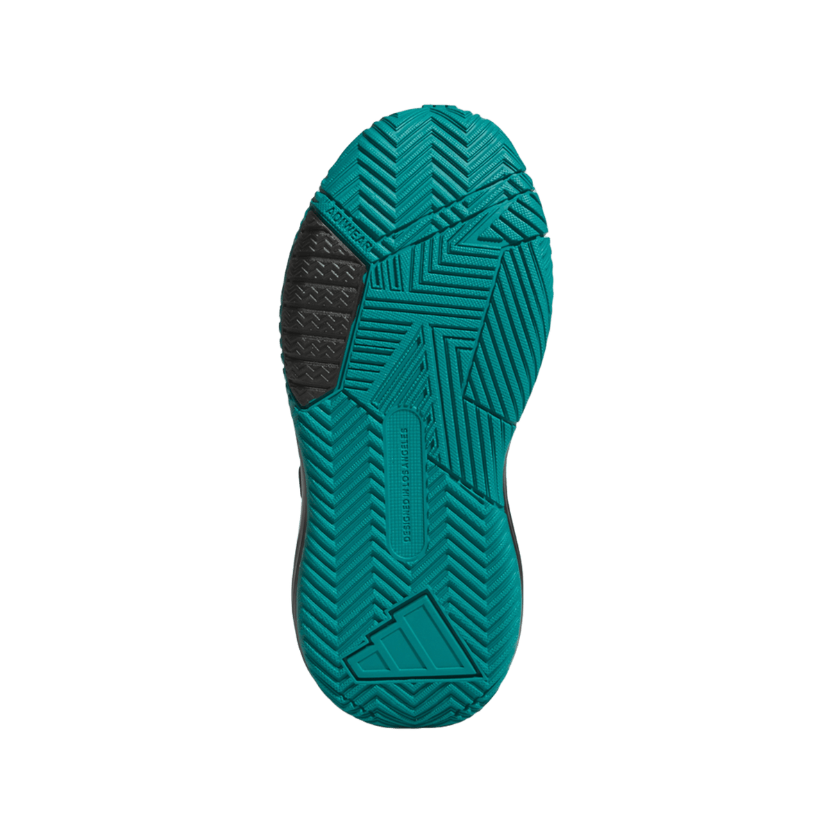 adidas Ownthegame 3.0 Cloud White Core Black Pure Teal (GS)