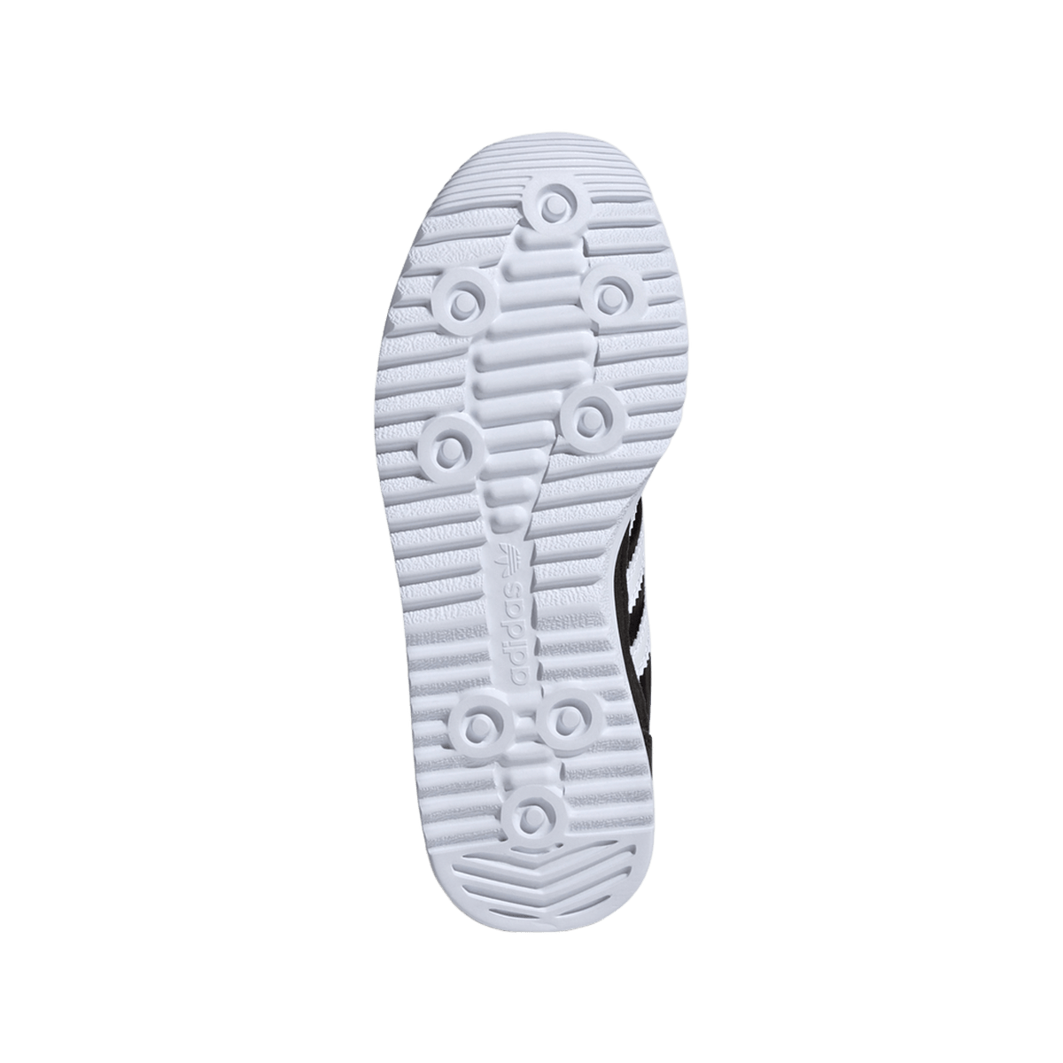 adidas SL 72 RS Elastic Laces Core Black Cloud White Blue (PS)