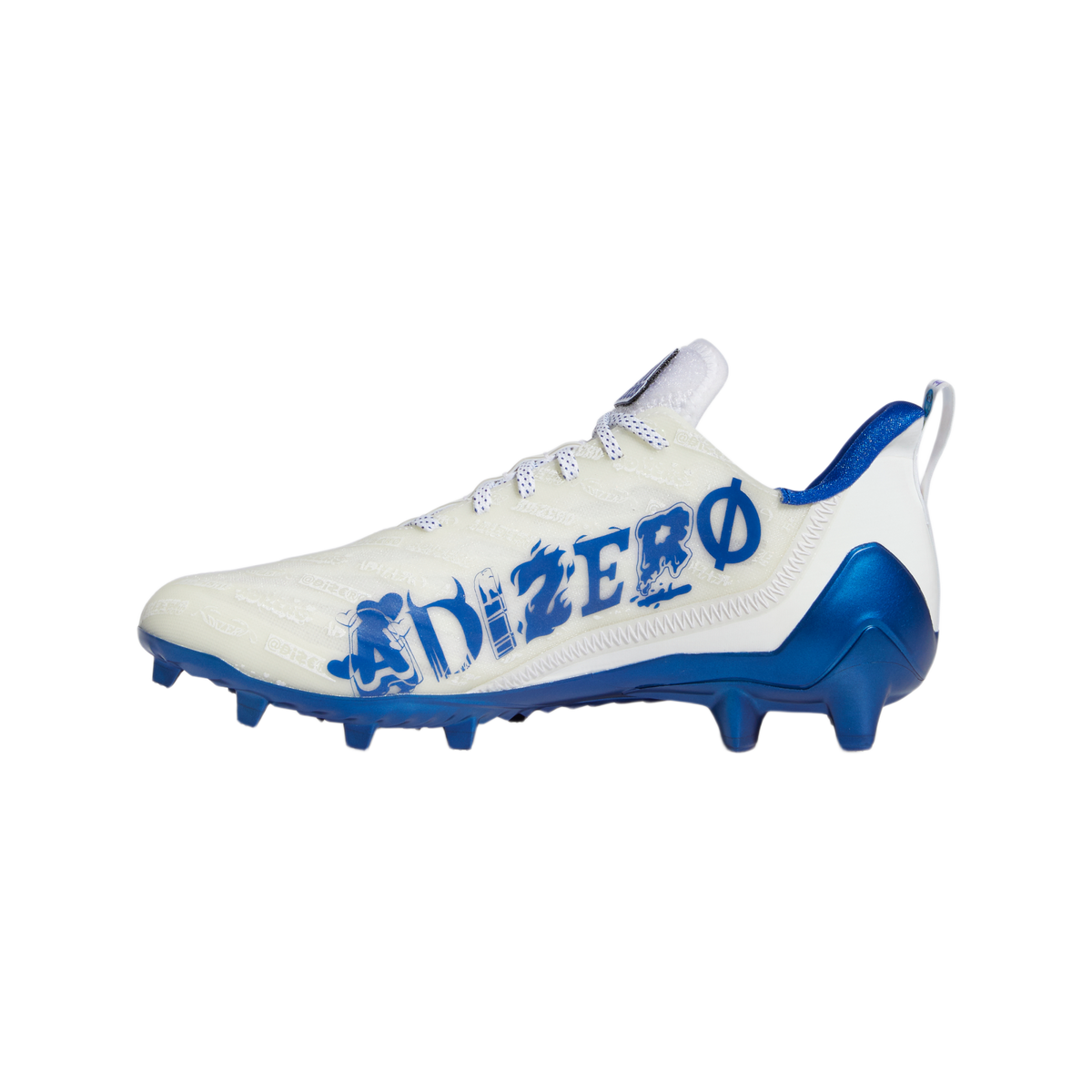 adidas Adizero Cleats White Royal Blue