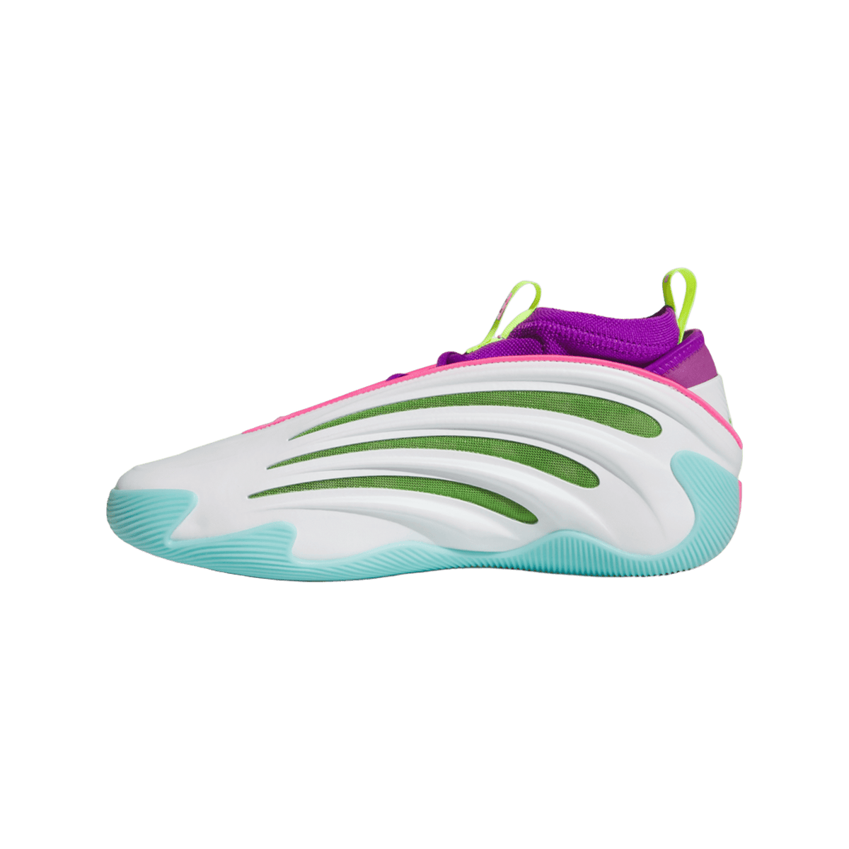 adidas Harden Vol. 9 Jalen Williams White Lucid Lime Pink