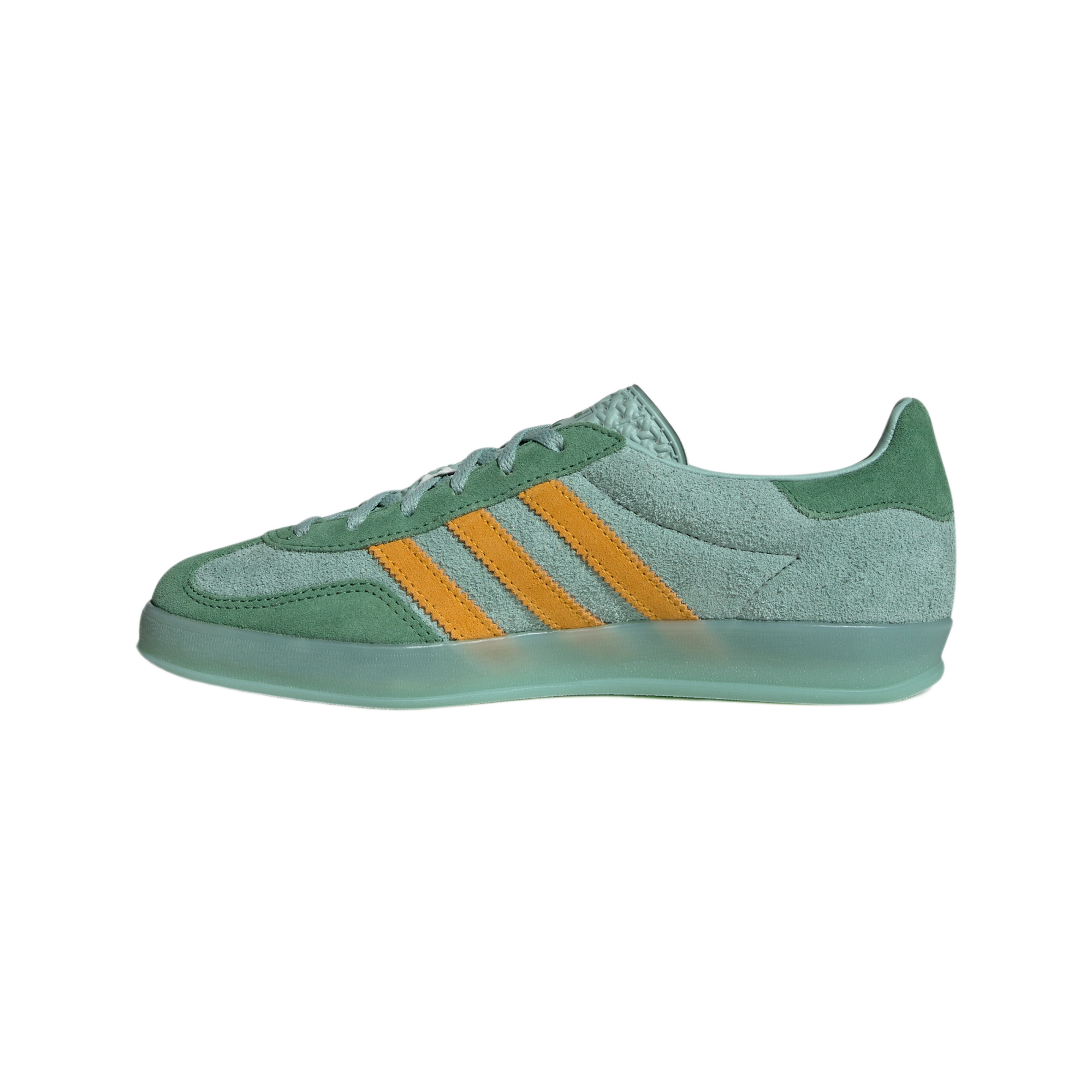 adidas Gazelle Indoor Hazy Green Crew Yellow (Women's)