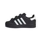 adidas Superstar II Comfort Closure Core Black Cloud White (PS)