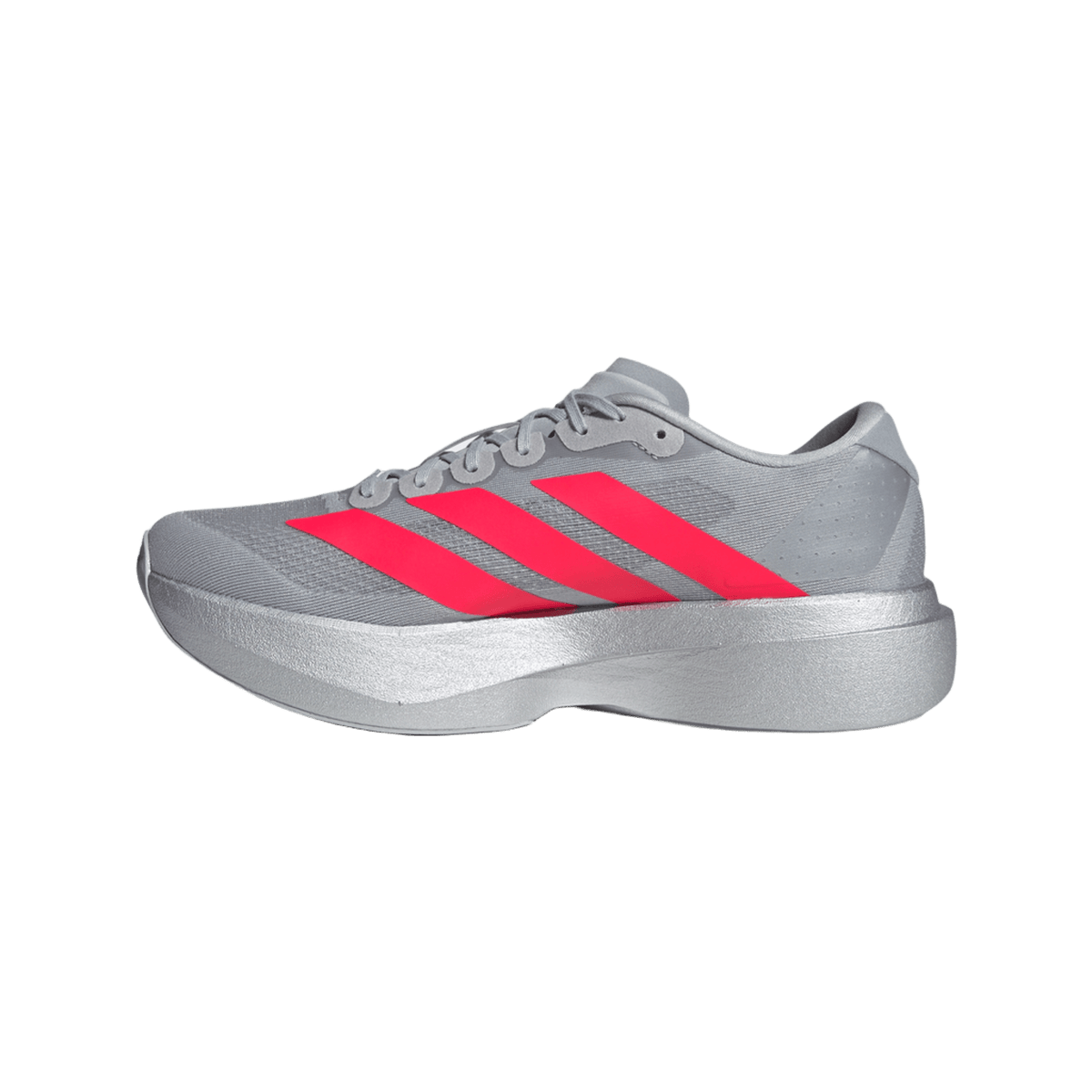 adidas Adizero Evo SL Silver Metallic Lucid Red