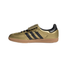 adidas Samba LT Gold Metallic Black Gum (Women's)