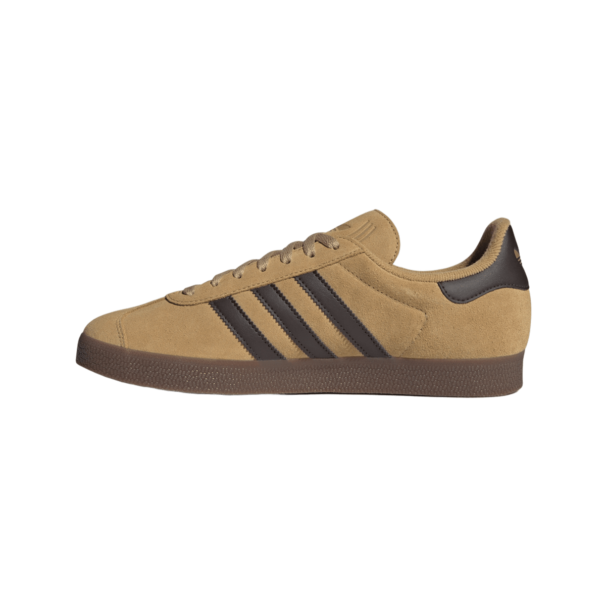 adidas Gazelle Golden Beige Dark Brown Gold Metallic